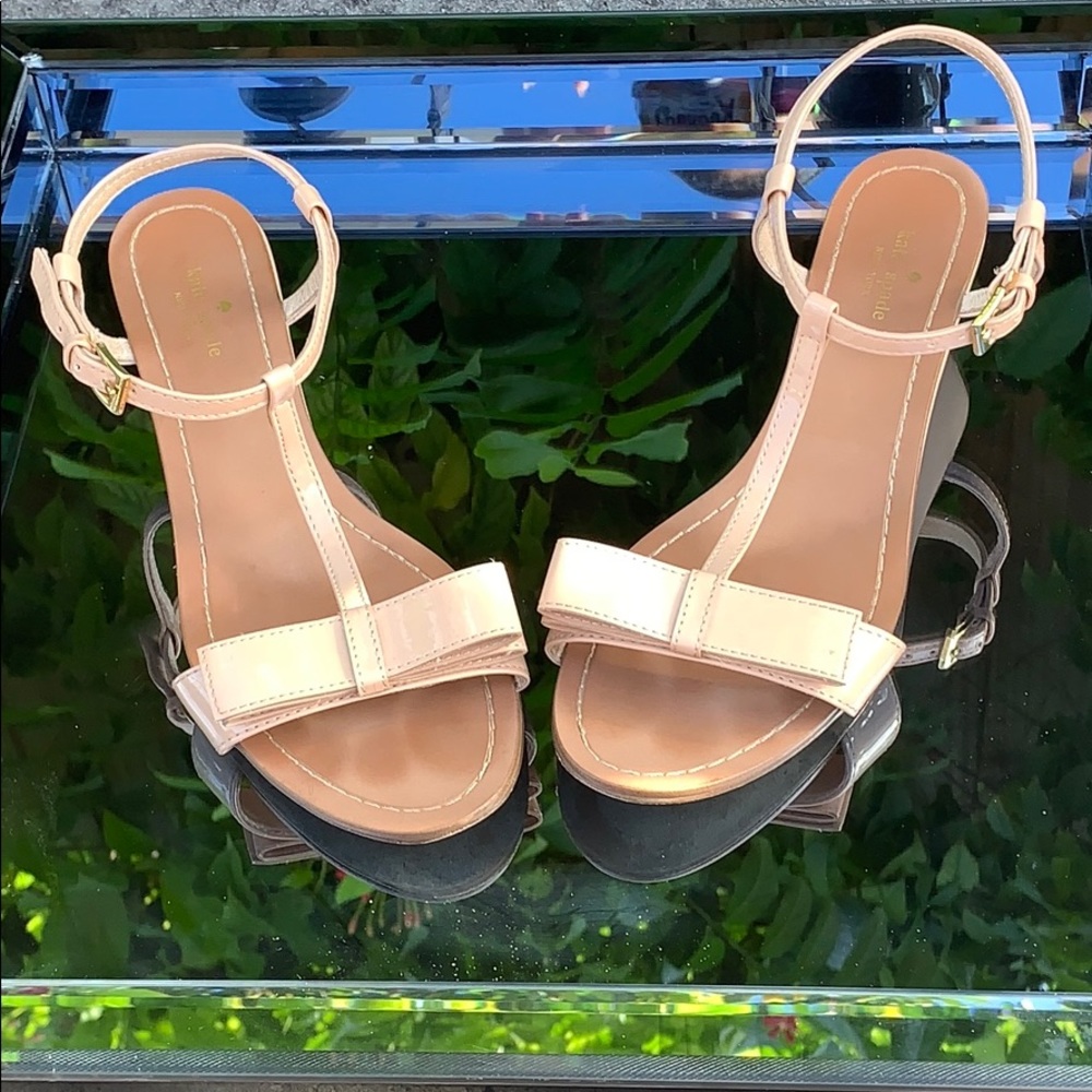♠️Kate Spade ♠️ Bow Wedges Sandals size 7.5